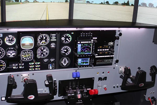Redbird Flight Simulator Training Pannel flight simulator