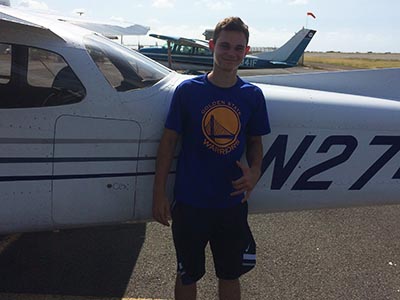 edward-clancy-first-flight-solo